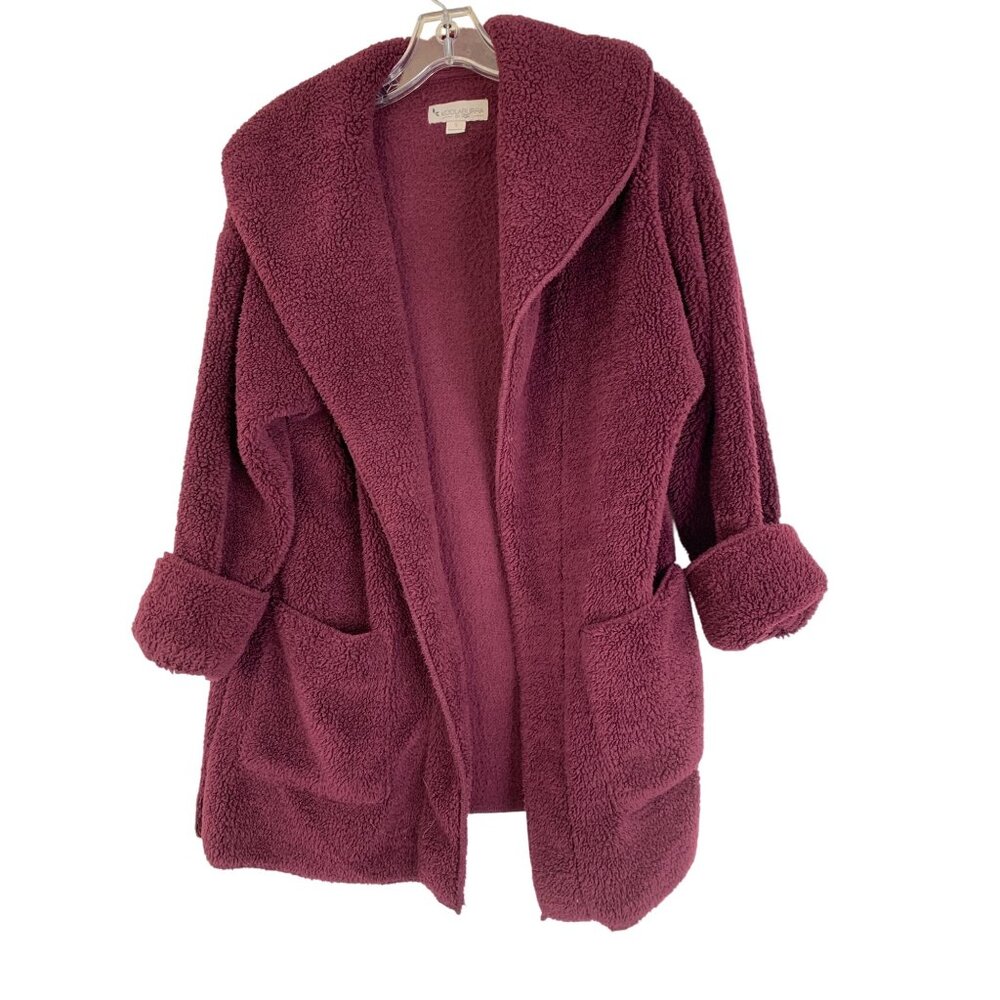 Koolaburra By Ugg S Berry Sherpa Fleece Open Cardigan Coat Oversized REE10683